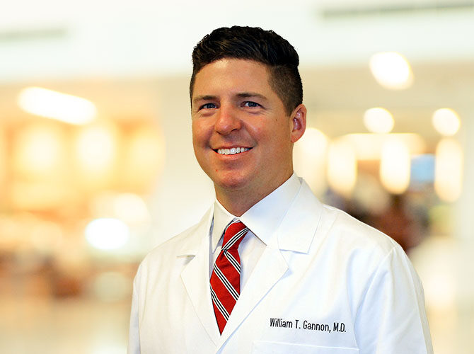 William T. Gannon, M.D.<br>Board Certified Ophthalmologist